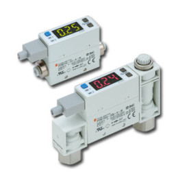 25A-PFM7, Flow sensor with two-color digital indication, with built-in controller