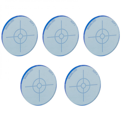 ADF1-P5 - Fluorescent Alignment Discs, Blue, 5 pcs, Thorlabs ADF1-P5 - Fluorescent Alignment Discs, Blue, 5 pcs, Thorlabs