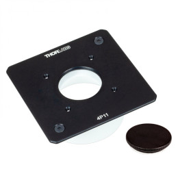 4P11 - Replacement plate with Ø1" port for modular integrating spheres Ø100 mm, SM1 thread, Thorlabs