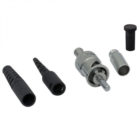 10140G1 - ST®/PC Connector for Multimode Fibers, Bore: Ø144 µm, Steel Ferrule, Thorlabs